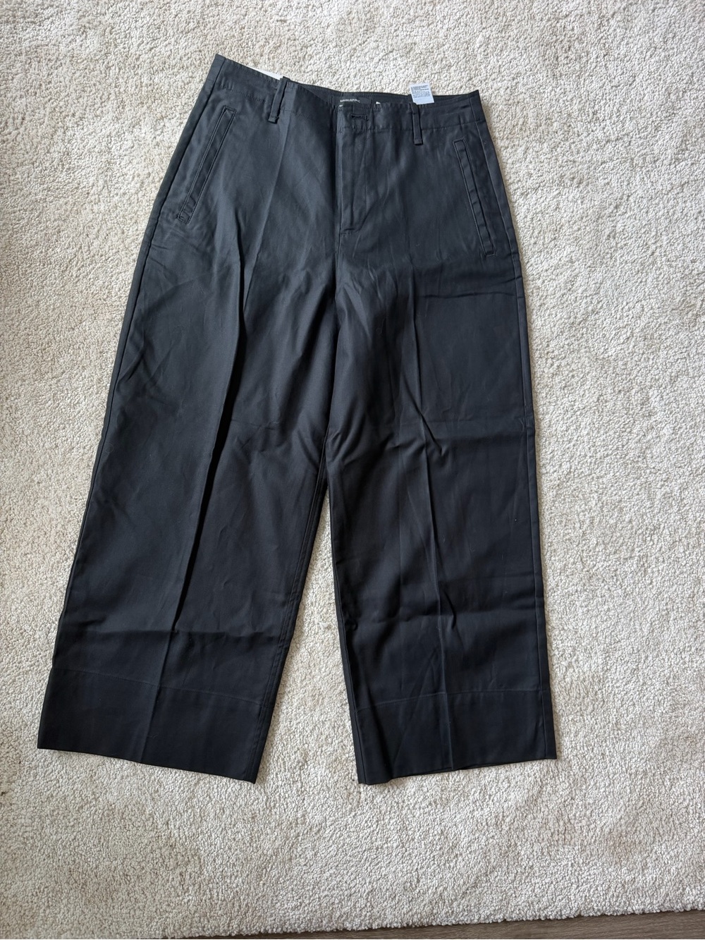 Banana Republic Black Wide-Leg Jeans